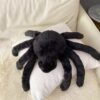 Happy Halloween Faux Fur Fluffy Tarantula Shaped Cushion Pillow Spider Pillow