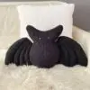 Cynthia Rowley Shaped Throw Bat Pillow Happy Halloween Gift